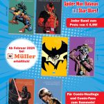 Mehr exklusive Panini-Comics bei Müller. Panini und die Drogeriemarktkette präsentieren erneut große Comic-Geschichten im exklusiven Gewand.