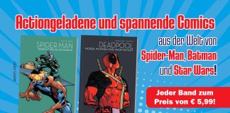 Mehr exklusive Panini-Comics bei Müller. Panini und die Drogeriemarktkette präsentieren erneut große Comic-Geschichten im exklusiven Gewand.