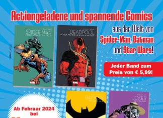 Mehr exklusive Panini-Comics bei Müller. Panini und die Drogeriemarktkette präsentieren erneut große Comic-Geschichten im exklusiven Gewand.
