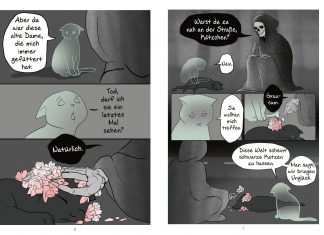 Jenny Jinya, der gütige Sensenmann und „Der wichtigste Comic der Welt“. Die Leipziger Comic-Künstlerin Jenny Jinya veröffentlicht mit "Loving Reaper" ihren ersten Comic-Band bei Panini.