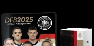 DFB und Panini feiern 125 Jahre Fußball – mit Jubiläums-Stickeralbum und einer Trading Card Box