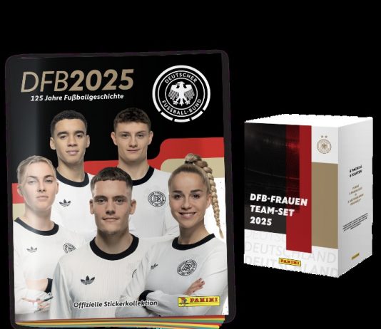 DFB und Panini feiern 125 Jahre Fußball – mit Jubiläums-Stickeralbum und einer Trading Card Box