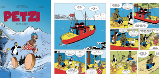 Eine neue Geschichte mit dem abenteuerlustigen Bären Petzi! Im aktuell bei Panini Comics erschienen Band reisen Petzi und seine Freunde in die Schweiz.