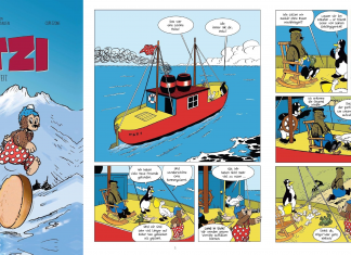 Eine neue Geschichte mit dem abenteuerlustigen Bären Petzi! Im aktuell bei Panini Comics erschienen Band reisen Petzi und seine Freunde in die Schweiz.