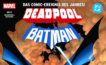 Panini präsentiert weltweit Marvel/DC- und DC/Marvel-Crossover-Comics mit Deadpool und Batman. Der dunkle Ritter und der Söldner mit der großen Klappe kommen bald in gemeinsamen Comic-Abenteuern.