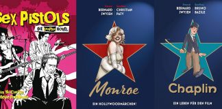 Panini Comics präsentiert die bildgewordenen Leben und Karrieren von Metallica, den Sex Pistols, Marylin Monroe, Charlie Chaplin und einen Bildband mit den größten Filmstars.