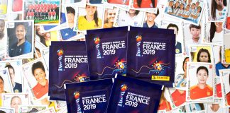 Frauen-WM Foto #23: Stickercollage mit Stickertütchen