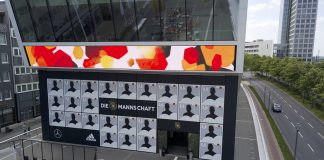 Deutsches Fußballmuseum – Fassadenbeklebung Panini-Sticker