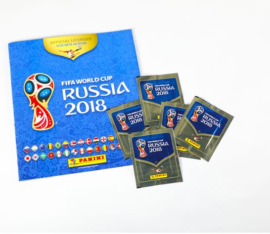 Panini WM-Album Cover und Stickertüten Österreich 2018