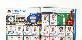 Panini WM-Album Innenseite Deutschland