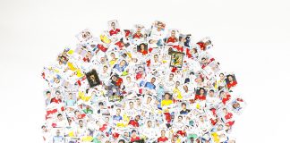 Panini Stickercollage – Deutsche Spieler & Stars