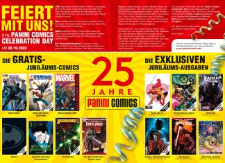 25 Jahre Panini Comics! Am 29. Oktober feiert der Panini Verlag das Jubiläum seines Comic-Labels