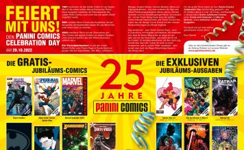 Am 29. Oktober feiert der Panini Verlag das Jubiläum seines Comic-Labels